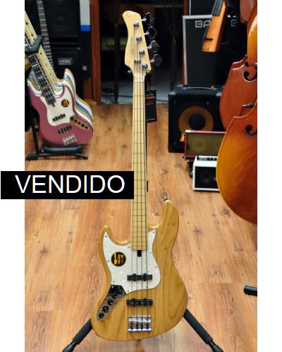 Sire Marcus Miller V7 Swamp Ash 4 Left handed Fretless Natural